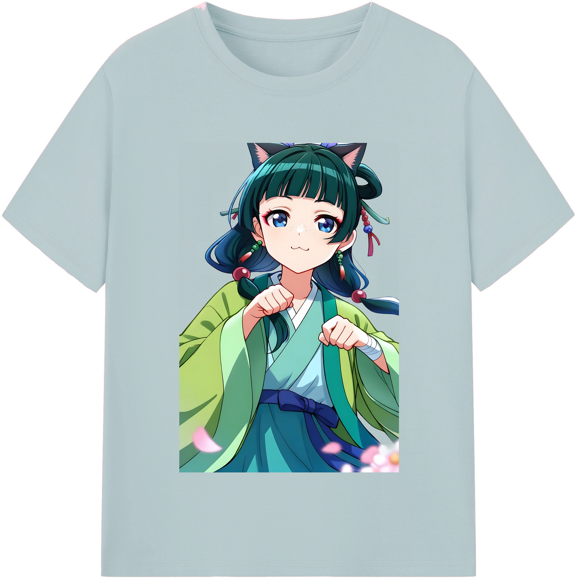 （画像用） 薬屋のひとりごと The Apothecary Diaries 綿100％半袖Tシャツ（フロントプリント）